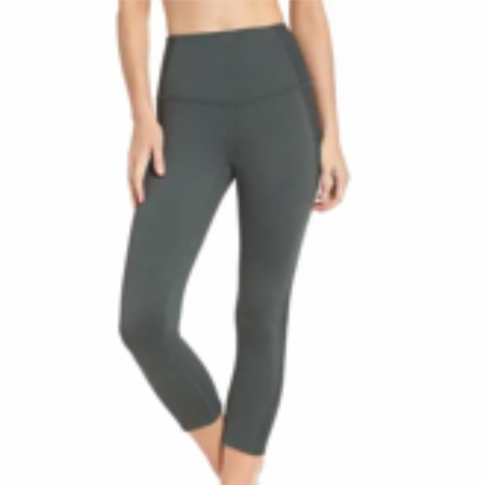Zella Sporty Splice High Waist Crop Leggings